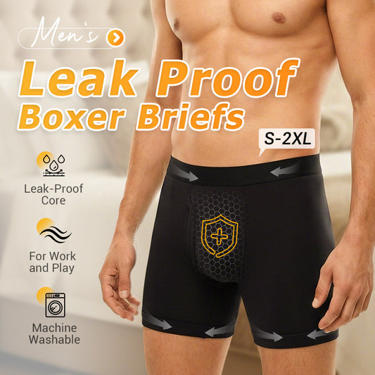 Men's Ultra-Absorbent Incontinence Boxer Briefs