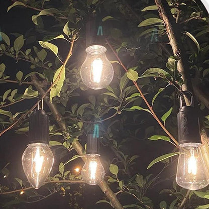 ✨Limited Time Offer 🔥Outdoor Camping Hanging Type-C Charging Retro Bulb Light