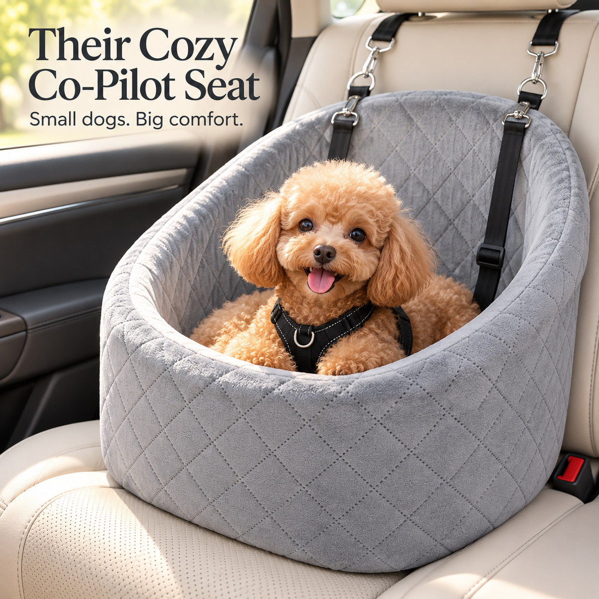 Car Dog Seat &amp; Portable Pet Carrier