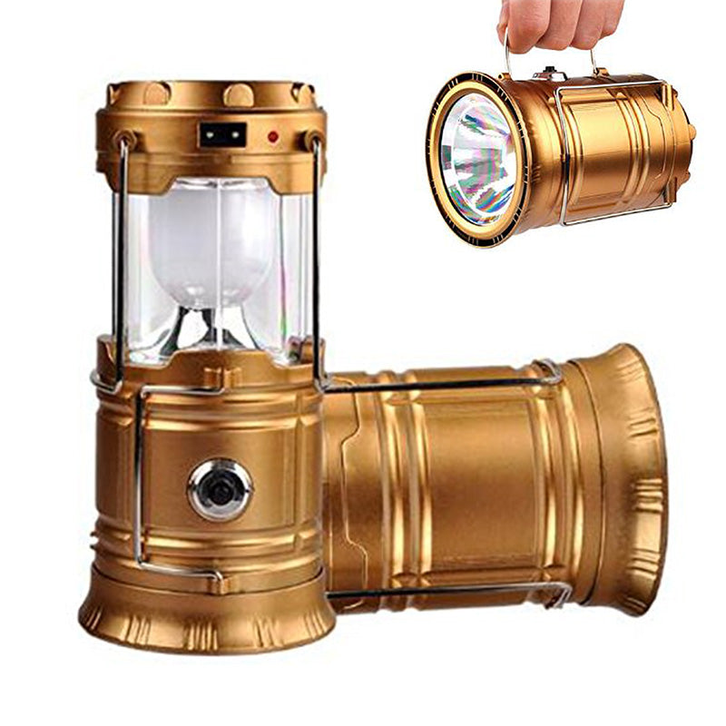 ⛺️ LIMITED-TIME 50% OFF! ✨Solar Camping Lantern‑ Rechargeable Collapsible LED Lamp, IPX4 Waterproof Light with Magnetic Base & Foldable Hanging Hook for Outdoor Emergency