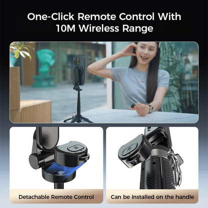 💥Hot Sale 49%OFF🔥4-in-1 Multifunctional 360° Rotation Magnetic Selfie Stick