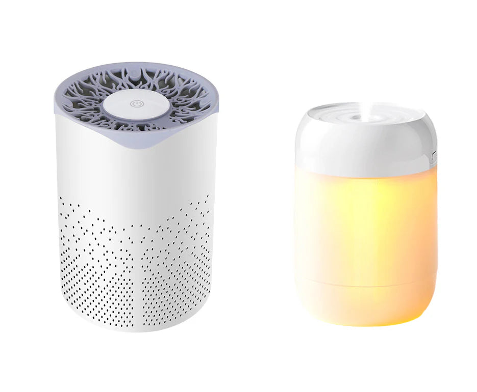 🍃 50% OFF NOW!💨 Compact Home Air Purifier – Quiet & Energy-Efficient – Allergies & Pet Hair Solution 🏠
