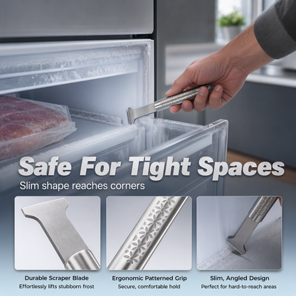 Stainless Steel Freezer Ice Scraper Tool