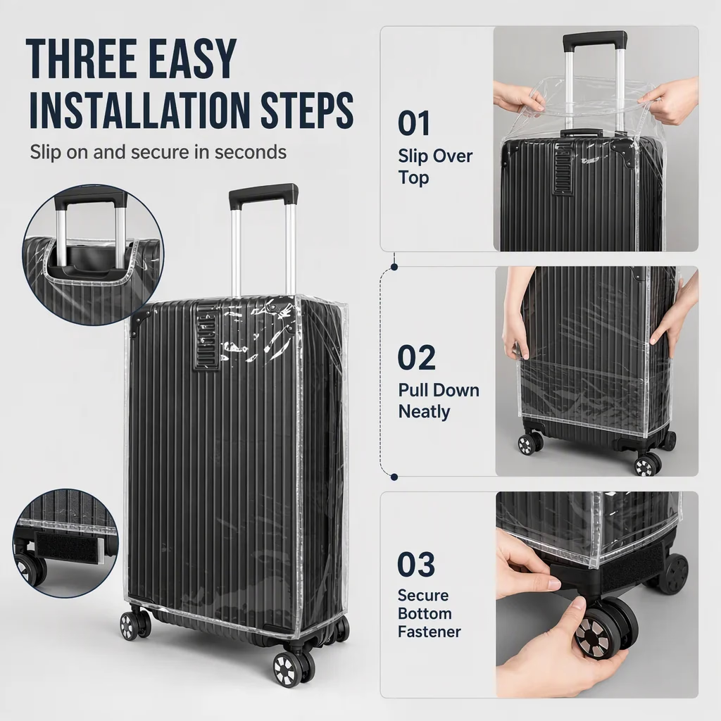 ✈️BUY 2 GET 1 FREE + 50% OFF!🧳 Waterproof and Scratch-Resistant Luggage  Cover