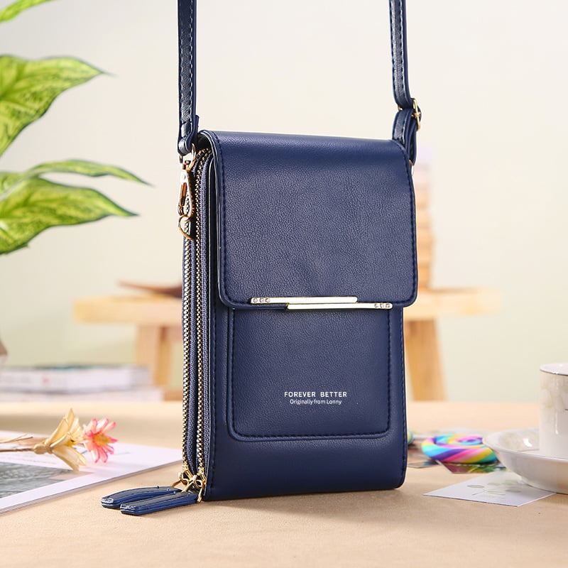 🏆Last Day Promotion：ONLY ￡8.99!!👜📱 Simple and elegant women's touchscreen crossbody phone wallet