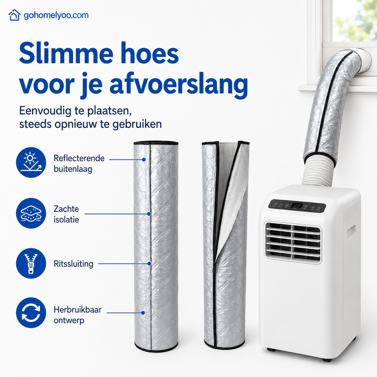 🔥Insulation cover for air conditioning hoses: a must-have for your home during the summer