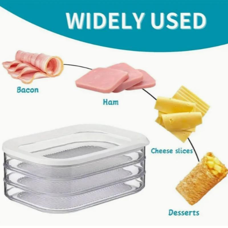🧊 3‑Layer Fridge Crisper – Clear, reusable & stackable ✨