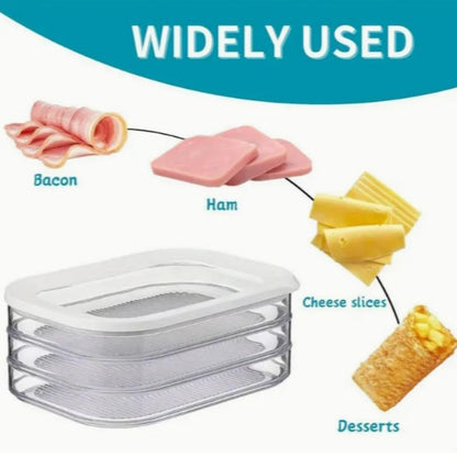 🧊 3‑Layer Fridge Crisper – Clear, reusable & stackable ✨