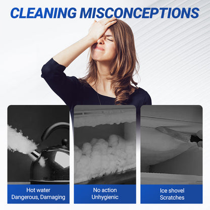 Defrosting Spray for Fridge & Freezer - Rapid Ice Removal with Eco-Friendly Formula for Effortless Cleaning 🌿❄️