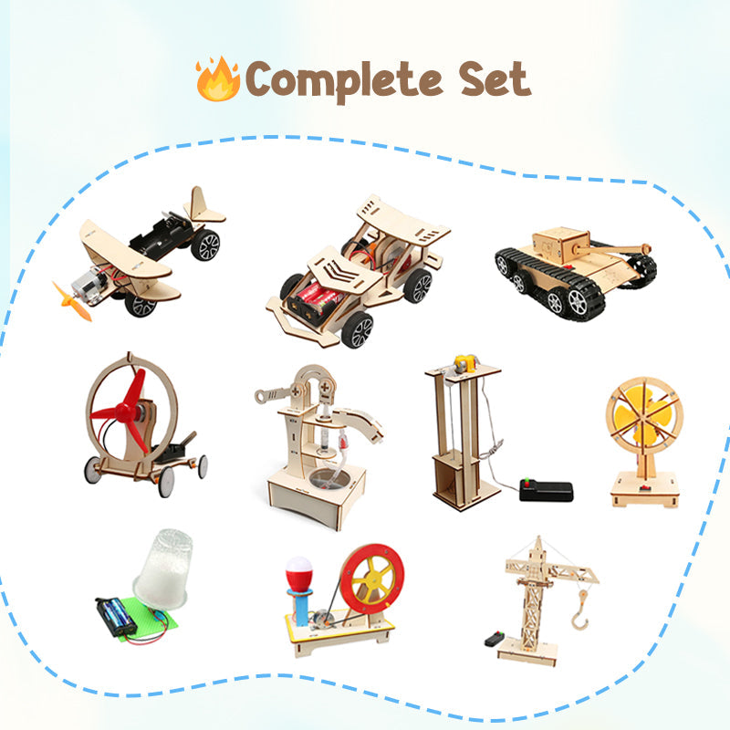 🏎️Flat-50% Discount on Combo✈️DIY Tech Toys - Build & Learn with Electronics, STEM Fun for Kids 🚀📦