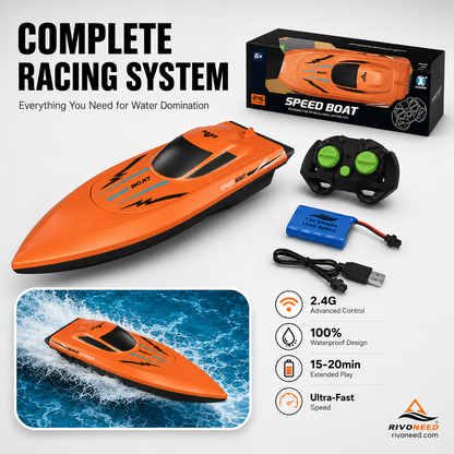 🔥 HALF PRICE! 🚤 Feel the Speed on the Water – Dual-Motor RC Boat with Extreme Performance ⚡🌊