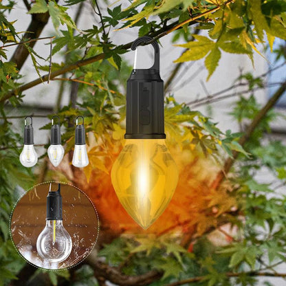 ✨Limited Time Offer 🔥Outdoor Camping Hanging Type-C Charging Retro Bulb Light