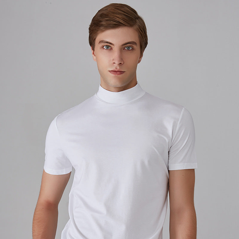 🆒40% OFF👕High Neck Slim Fit T-shirt for Men⚡