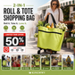 🔥🔥Last Day Promotion Only 15.99 ‼️🛒2-in-1 Foldable Shopping Cart✨Portable Lightweight Grocery Trolley