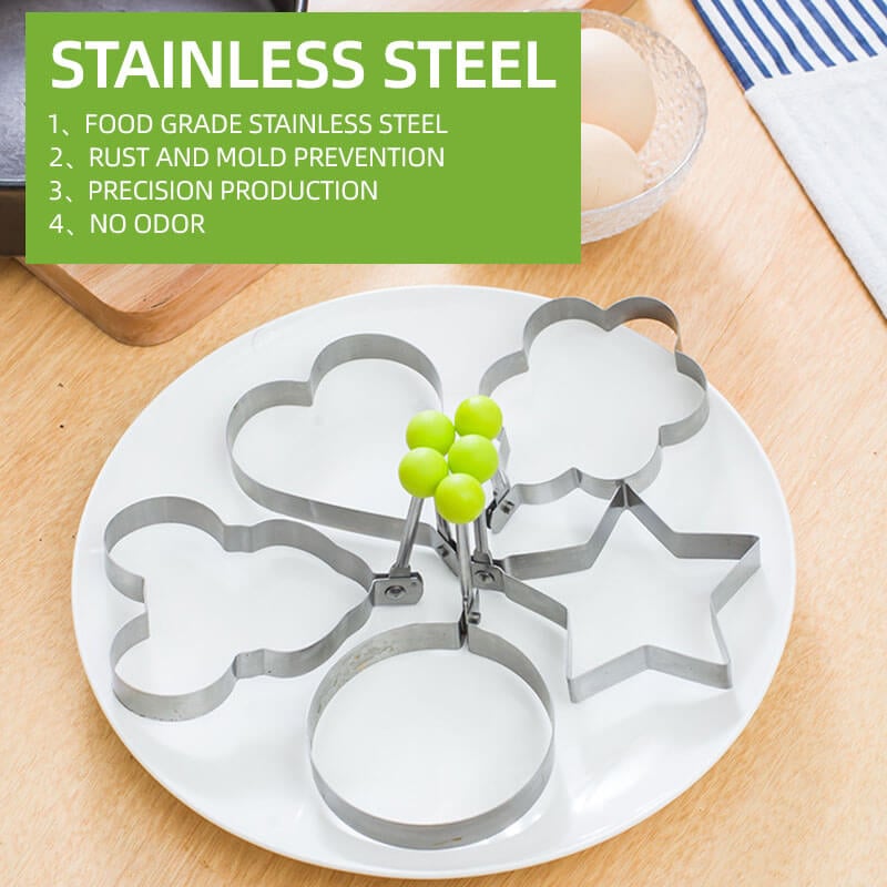 🔥Last Day Sale 50%🔥Stainless Steel Fried Egg Molds