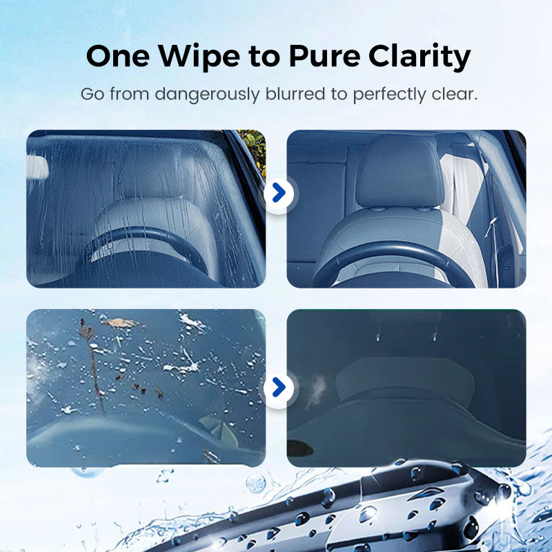 ⏳Buy 2 Get 1 Free🔥 Auto Glass Side Window Oil Film Removal Cleaner