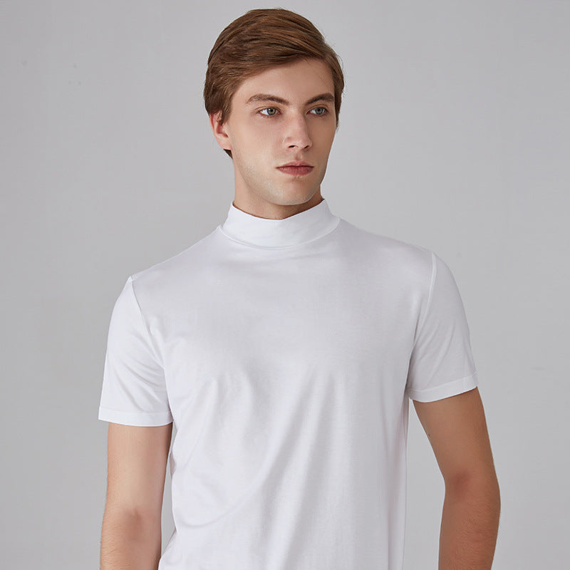 🆒40% OFF👕High Neck Slim Fit T-shirt for Men⚡