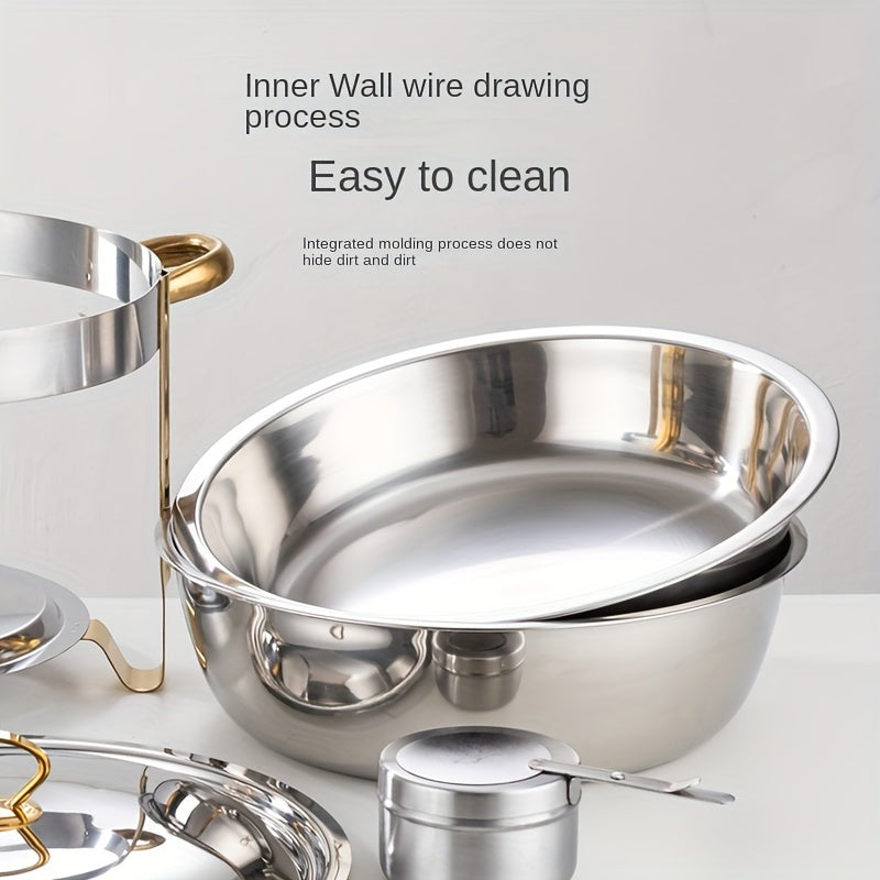 🎅🏻Pre-Christmas Hot Sale🔥Stainless Steel Chafing Dish Buffet Set