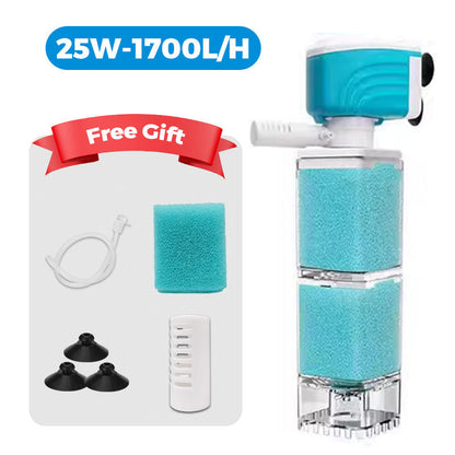 🐟Automatic Aquarium Filter System – Quiet & efficient