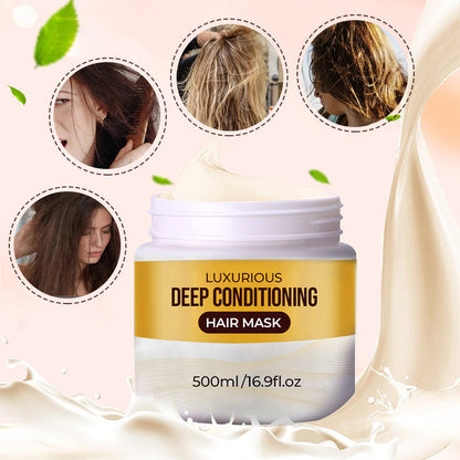 🔥BUY MORE SAVE MORE🔥Collagen Hair Treatment Deep Repair Conditioning Argan Oil Collagen Hair Mask Essence for Dry Damaged Hair All Hair Types