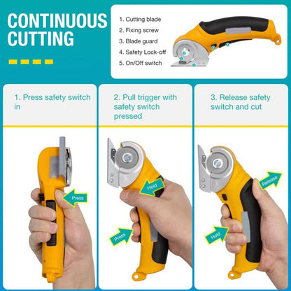 🔥Hot Sale 50% 0FF🔥New Cordless Electric Scissors with Safety Lock