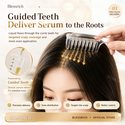 Scalp Serum Applicator Comb