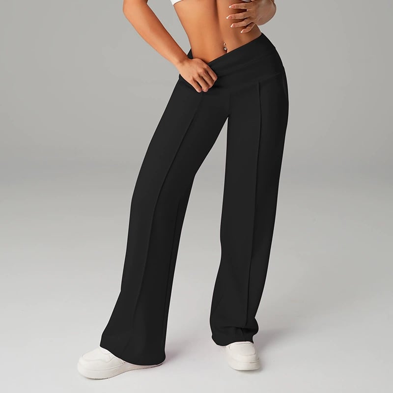 💃 Pantalon Droit Femme – Coupe Ample, Tissu Souple & Élégance Quotidienne ✨