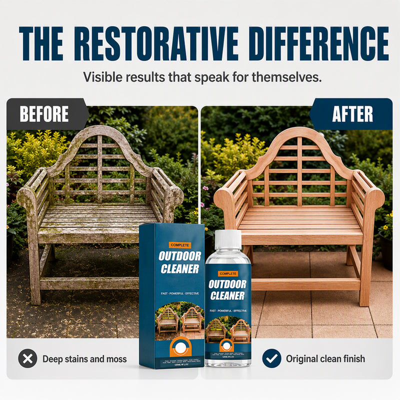📢Limited-time offer: 60% OFF!🏆Multi-Surface Stone Cleaner – Effectively eliminates moss, black spots, and hard water stains, plus effortlessly handles weeds growing in cracks and joints