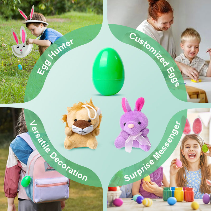 🎁Easter Hot Sale 50% OFF🎁Prefilled Easter Eggs with Stuffed Animals Toys