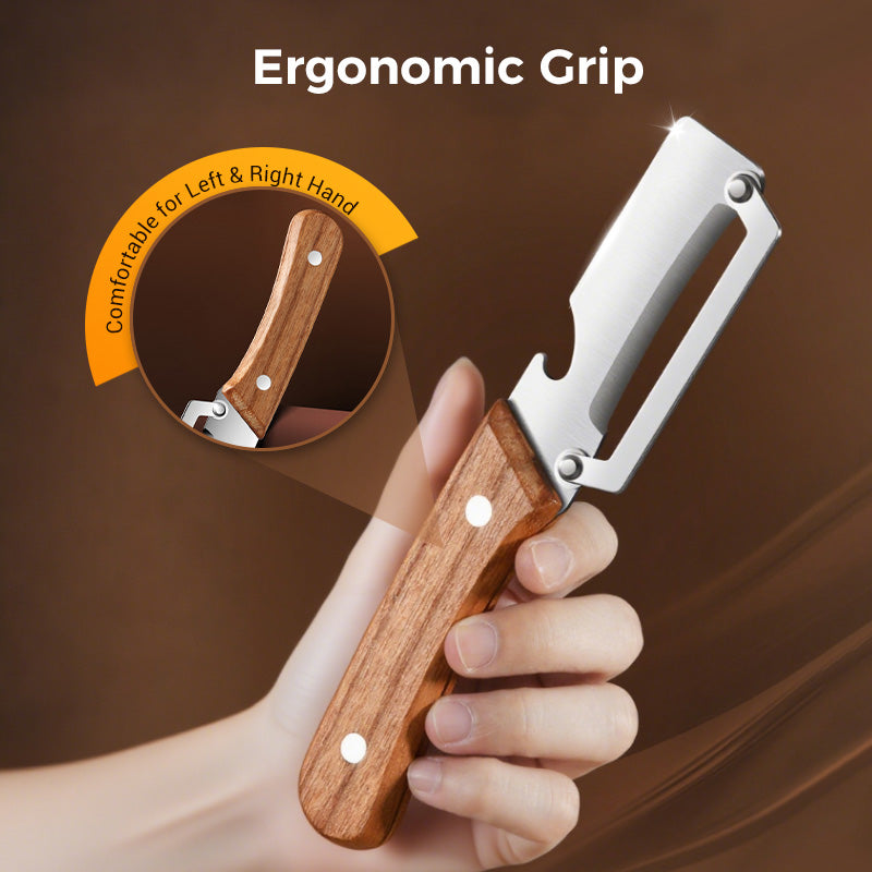 Multifunctional Vegetable Peeler – Stainless Steel Blade & Ergonomic Handle for Perfect Peeling✨