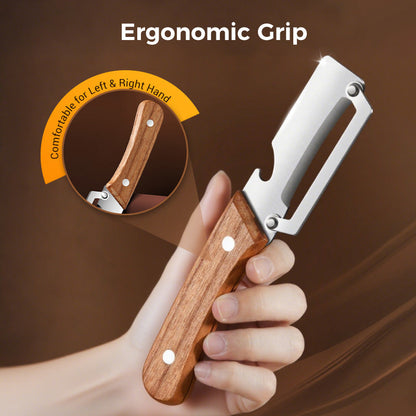 Multifunctional Vegetable Peeler – Stainless Steel Blade & Ergonomic Handle for Perfect Peeling✨