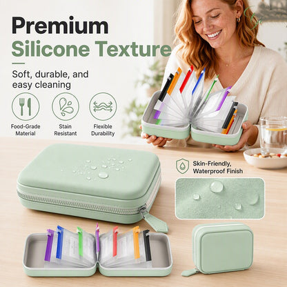 🏆 Last Day Special Price £9.99 ! 💊A8 Waterproof Pill Pouch Set – 7 to 14 Days of Meds & Vitamins💧Waterproof & Crush-Resistant Shell