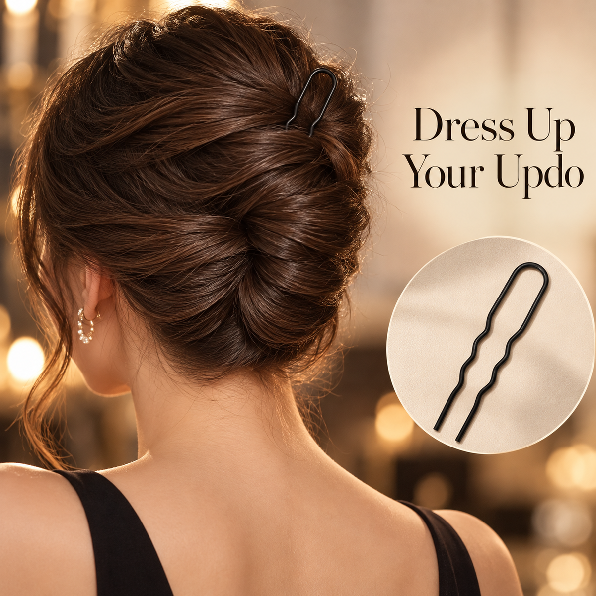 U-Shaped Hair Fork & Bun Maker – The Ultimate Hair Fixing Tool for Women