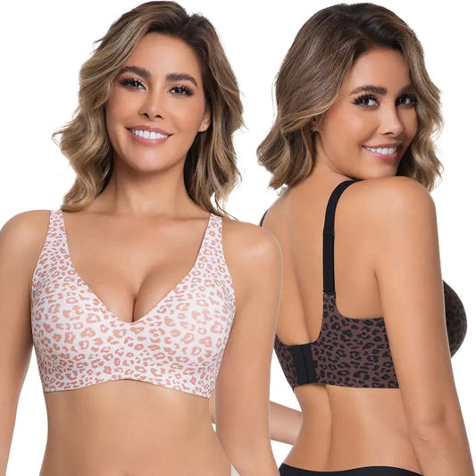 💗Stylish Leopard Pattern Breathable Everyday Bra