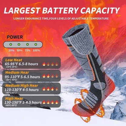Rechargeable Heated Socks for Men & Women