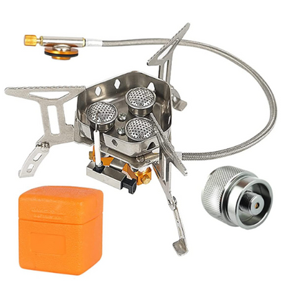 ⛺️Summer New Arrive🔥50% OFF !!⏰Camping Gas Burner – 5800W, Piezo Ignition, Windproof 🔥