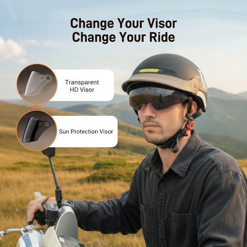 🥳2026 HOT SALE🥳💞50K+ SOLD!🏍️🌬️ 50% OFF! Breathable Lightweight Helmet – Crash-resistant shell, airflow design. Stays cool & secure. Ideal for senior riders. 👴✅