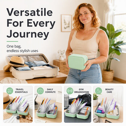 🏆 Last Day Special Price £9.99 ! 💊A8 Waterproof Pill Pouch Set – 7 to 14 Days of Meds & Vitamins💧Waterproof & Crush-Resistant Shell