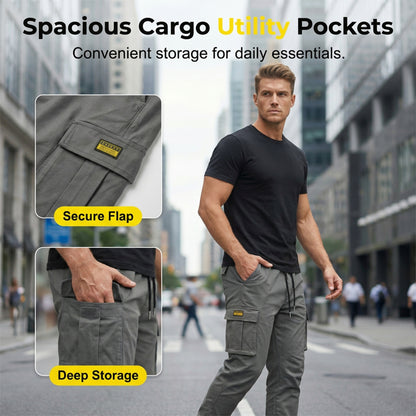 ⏳🔥LIMITED-TIME 50% OFF! 👖 Men’s Casual Cargo Trousers – Stylish, Comfortable & Adjustable ✨