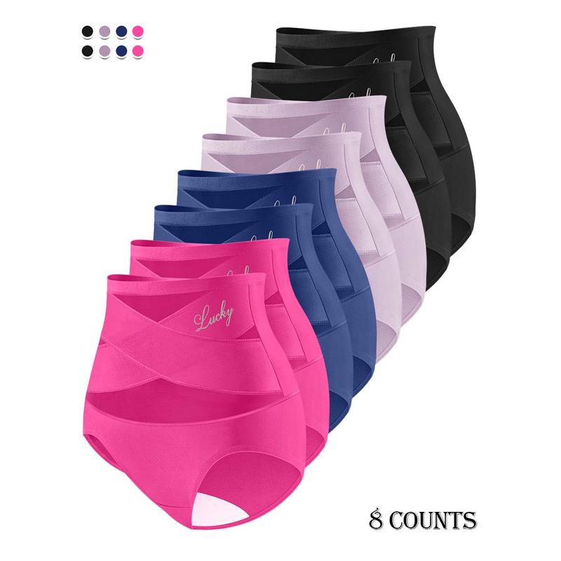 🎁Plus-Size High-Waist Cross Tummy Control Panties