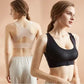 Wire-Free Posture-Correcting Bra – Crossed Straps & Front Closure