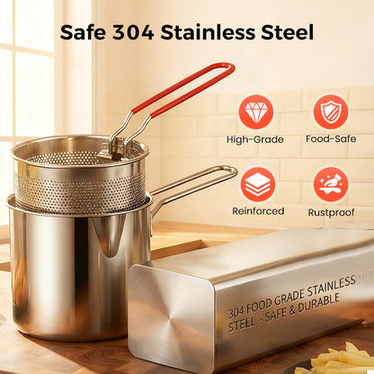 🔥LAST DAY SALE 54% OFF🎁304 Stainless Steel Multifuntional Fryer