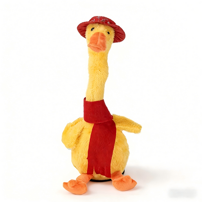 Paperella di peluche interattiva che parla e balla