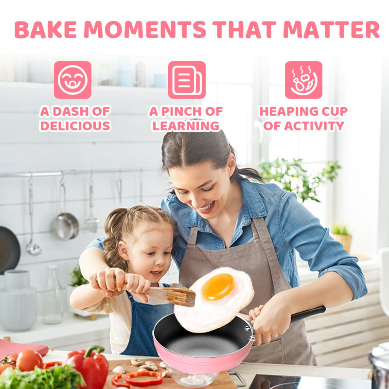 🔥2026 Hot Sale 50% OFF✨🏆#1 Best Seller ⏰💕🌟Children's Real Cooking Mini Kitchen Toys - 22 PCS Set