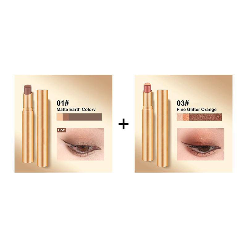 💖Limited BUY 1 GET 1 FREE💖3 Colors in 1 Eyeshadow Stick