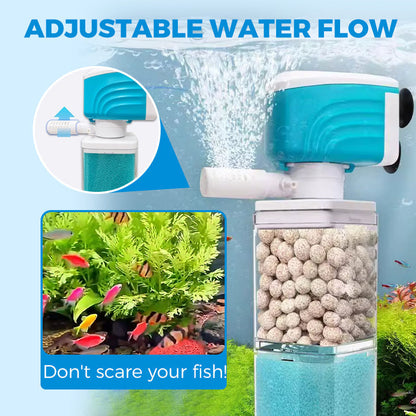 🐟Automatic Aquarium Filter System – Quiet & efficient