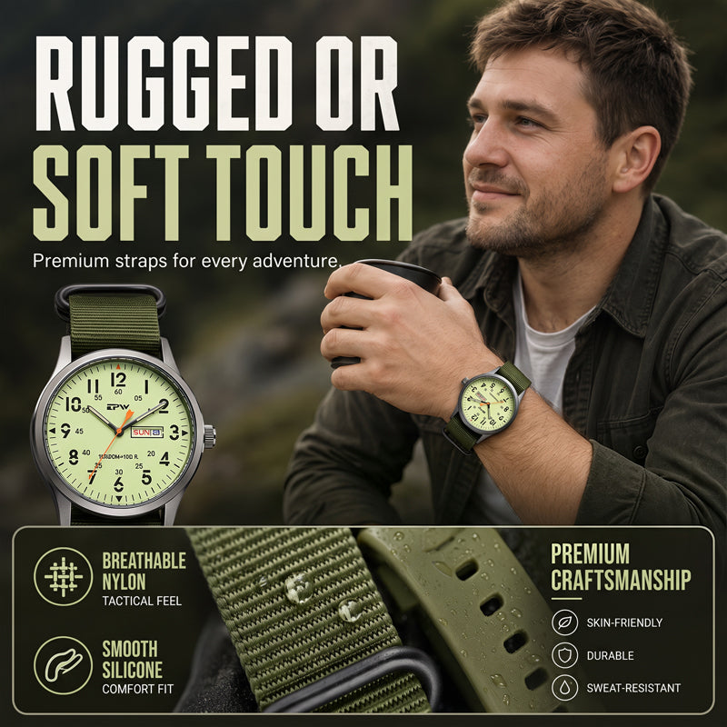 📢📢60% OFF !! ⏰Men's Quartz Watch with Luminous Display