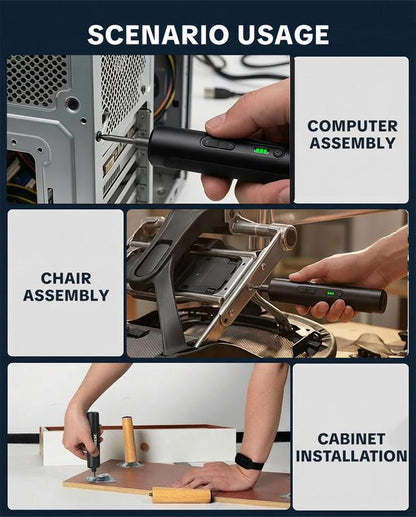 🔧 Compact Cordless Electric Screwdriver Set