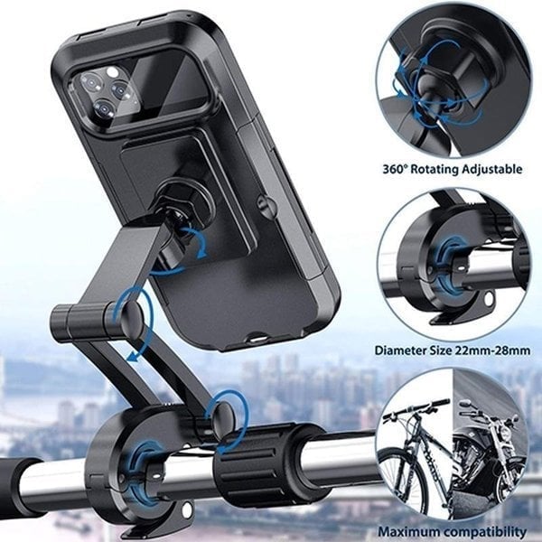 🎁2026 New Arrivals 50% OFF💥Rain-Resistant Phone Holder for Bikes & Motorcycles