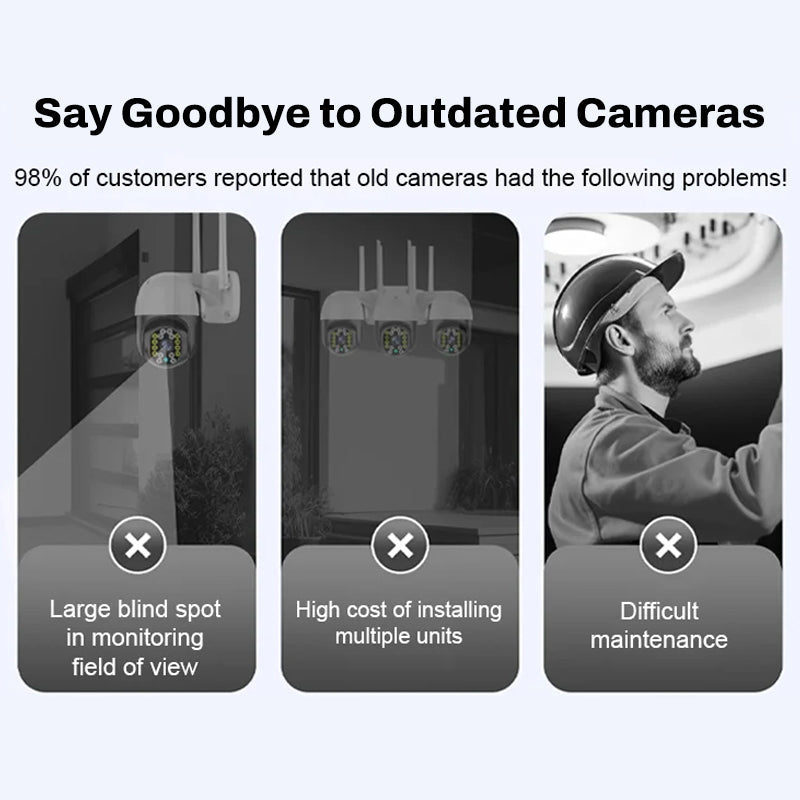 ✨🌞Wireless Night Vision Camera – Intelligent Security Around The Clock!|